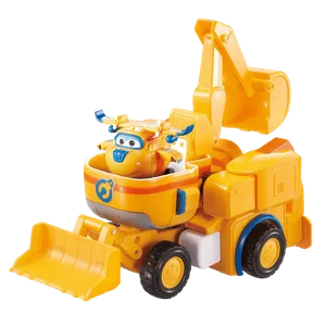Camión de Juguete Transformable en Robot Donnie's Dozer Alpha Group Super Wings